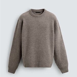 Zara Men’s Textured Boxy Fit Sweater